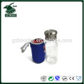 hot sale water driking glass bottle,glass bottle with waterproof cloth